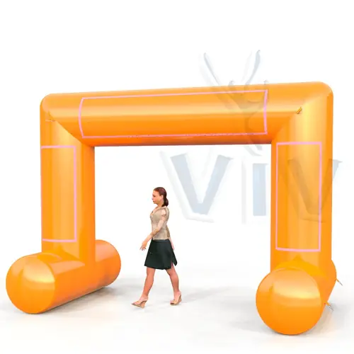 Rectangular Self - standing gate 4 m commercial promotional inflatable gate